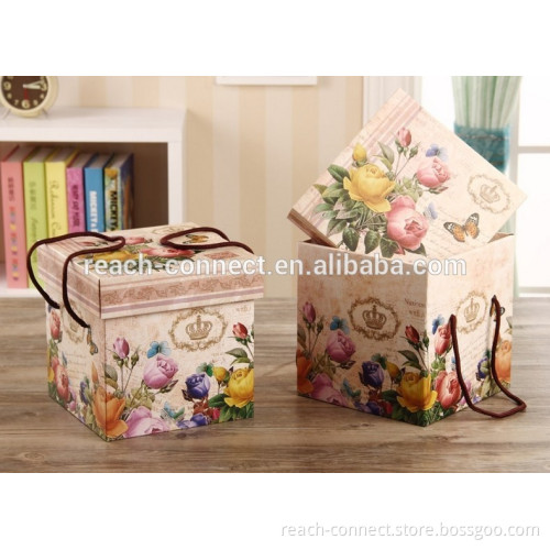 beautiful gift box paper box packaging box supplier full printed colorful box